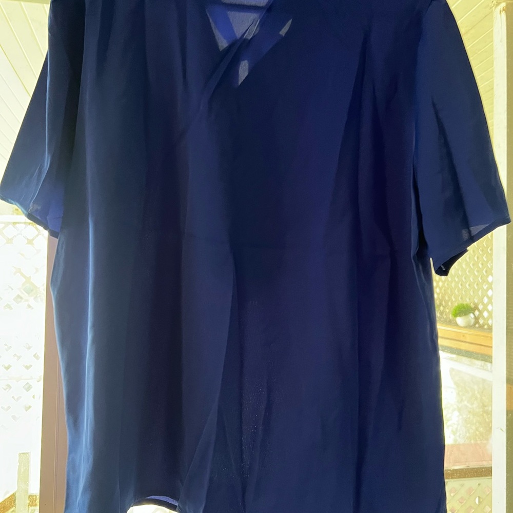 Chic Women's Blue Blouse